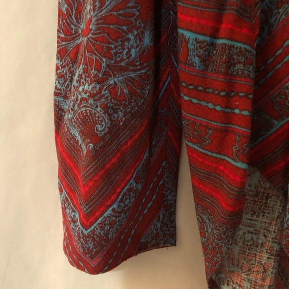 FREE PEOPLE Walking On A Dream Cut Out Choker Tunic Top Size XS - Picture 13 of 13